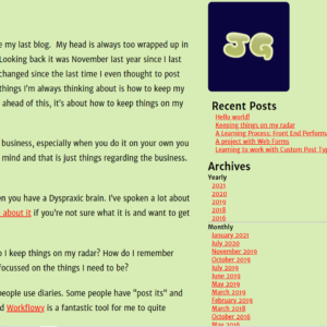 The WordPress theme Screenshot image