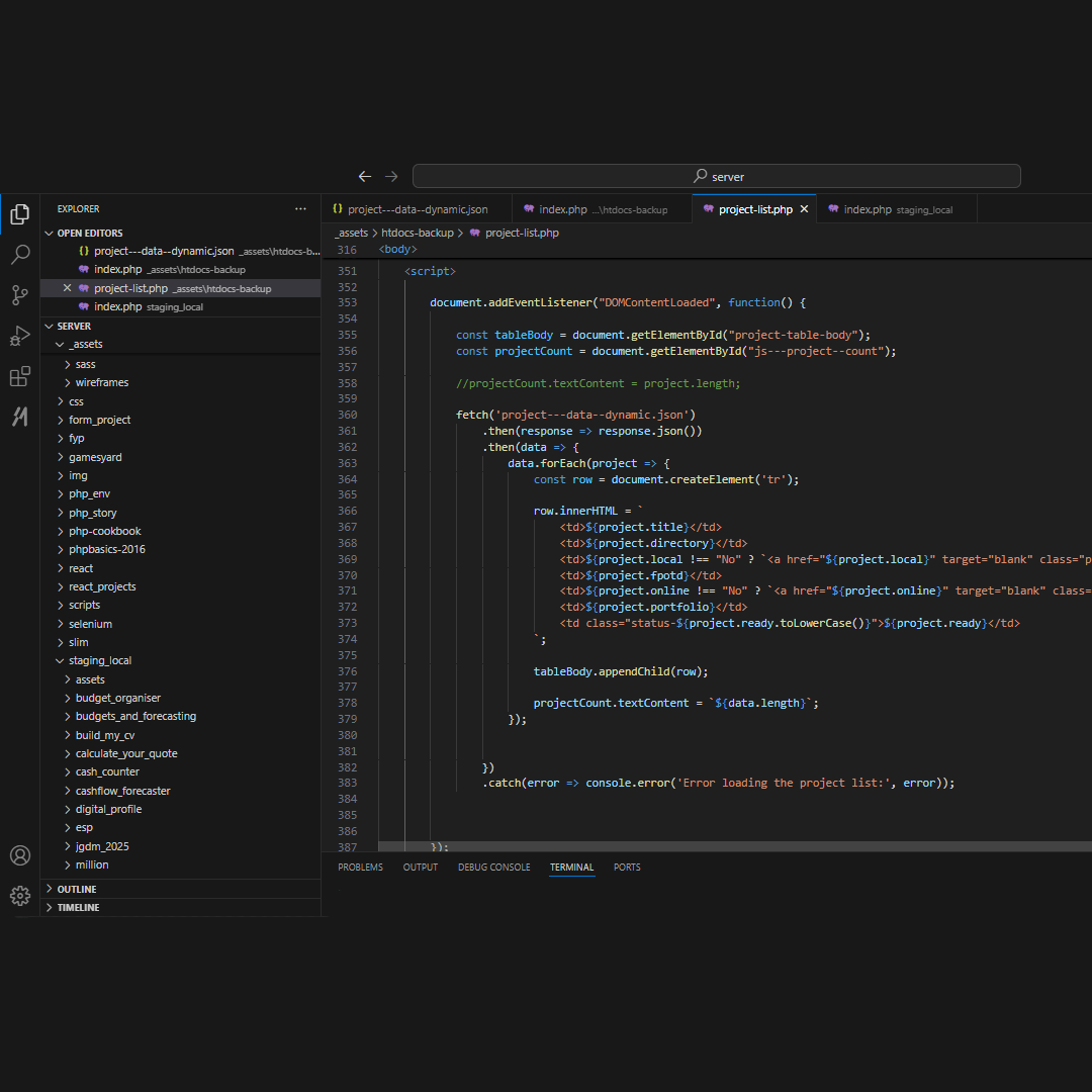 Retrieving Structured Data using Fetch, JSON and JavaScripp