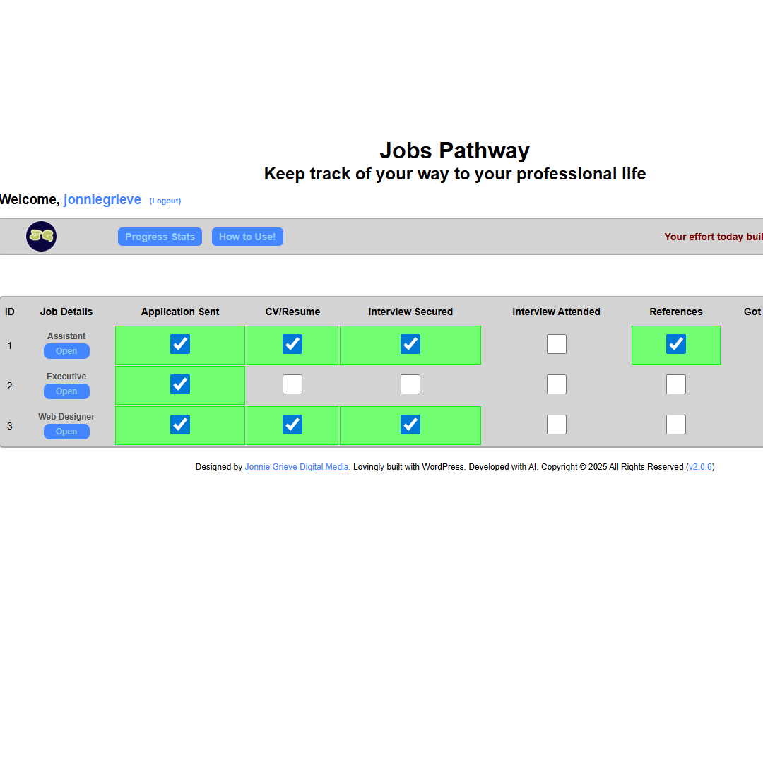 Announcing “Jobs Pathway” – a fully fledghed application built with WordPress